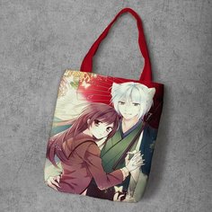 Сумка шоппер Anime Dakimakura, фактура рельефная, мультиколор