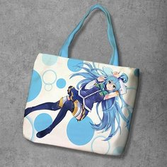 Сумка шоппер Anime Dakimakura, фактура рельефная, мультиколор