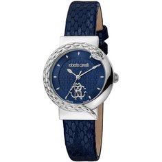 Наручные часы Roberto Cavalli by Franck Muller Snake, синий, серебряный