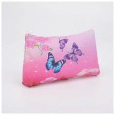 Косметичка 10х10, розовый