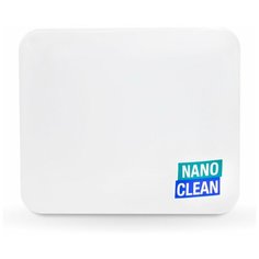 Косметичка NanoClean, 9х18х22 см, бесцветный, белый