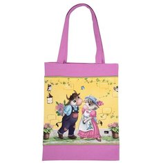 Сумка шоппер SANTALINO, фиолетовый, розовый