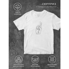 Футболка размер M, белый