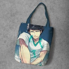 Сумка шоппер Anime Dakimakura, фактура рельефная, мультиколор