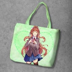 Сумка шоппер Anime Dakimakura, фактура рельефная, мультиколор