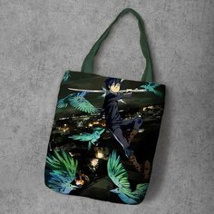 Сумка шоппер Anime Dakimakura, фактура рельефная, мультиколор