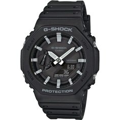 Наручные часы CASIO G-Shock GA-2100-1AER, черный, серый