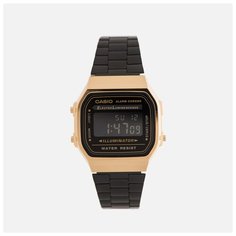 Наручные часы CASIO A168WEGB-1BEF, золотой, черный