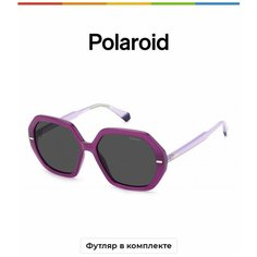 Солнцезащитные очки Polaroid Polaroid PLD 4124/S RY8 M9 PLD 4124/S RY8 M9, фиолетовый