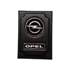Обложка для автодокументов Opel 2453-12, черный
