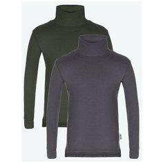 Водолазка Микита, размер 128, хаки, серый