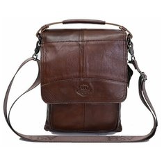 Сумка планшет , фактура гладкая, коричневый