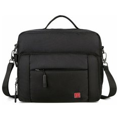 Сумка мессенджер Rittlekors Gear, фактура гладкая, черный