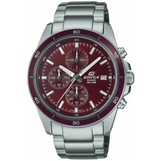 Наручные часы CASIO Edifice EFR-526D-5C, бордовый, серебряный