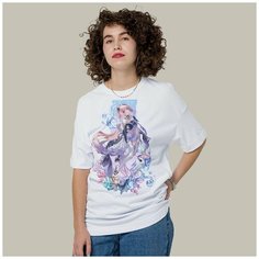 Футболка размер L, белый