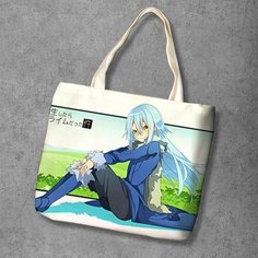Сумка шоппер Anime Dakimakura, фактура рельефная, мультиколор