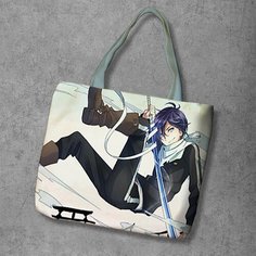 Сумка шоппер Anime Dakimakura, фактура рельефная, мультиколор
