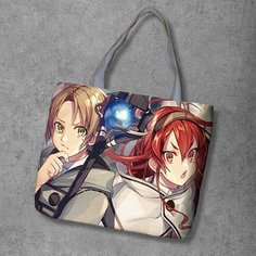 Сумка шоппер Anime Dakimakura, фактура рельефная, мультиколор