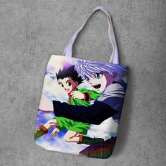 Сумка шоппер Anime Dakimakura, фактура рельефная, мультиколор