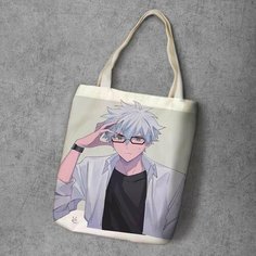 Сумка шоппер Anime Dakimakura, фактура рельефная, мультиколор