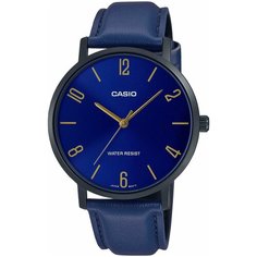 Наручные часы CASIO Standard MTP-VT01BL-2B, серебряный, синий