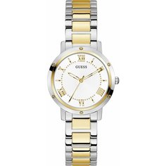 Наручные часы GUESS Dress Steel GW0404L2, серебряный, золотой