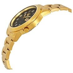 Наручные часы SEIKO Классика, черный, золотой