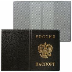 Обложка для паспорта DPSkanc 235900, черный