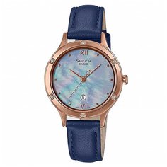 Наручные часы CASIO Sheen SHE-4546PGL-2A, синий/розовый