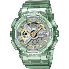 Наручные часы CASIO G-Shock GMA-S110GS-3A, зеленый, черный