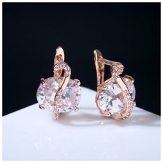 Серьги Queen Fair, белый, золотой