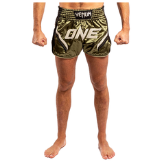 Шорты Venum, размер XL, черный, зеленый