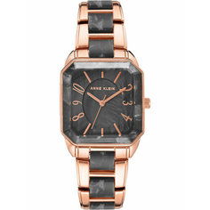 Наручные часы ANNE KLEIN Plastic 3972RGGY, серый, розовый