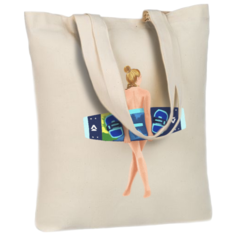 Сумка шоппер KITEMERCH, фактура гладкая, бежевый