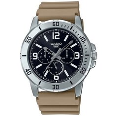Наручные часы CASIO, черный, серебряный