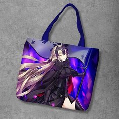 Сумка шоппер Anime Dakimakura, фактура рельефная, мультиколор