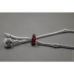 Шарм Handinsilver ( Посеребриручку ) Подвеска-шарм "Кольцо со стразами", красный