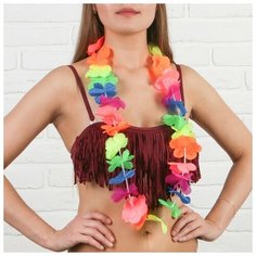 Гавайское ожерелье «Разноцветные цветы» Страна Карнавалия