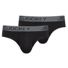 Трусы Jockey 22152422 3D Innovations Brief 2 Pack, 2 шт., размер S, черный
