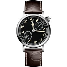 Наручные часы LONGINES, черный, серебряный