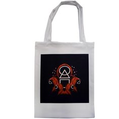 Сумка шоппер Мега Принт, фактура гладкая, мультиколор