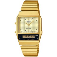 Наручные часы CASIO Vintage AQ-800EG-9A, золотой, желтый