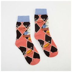 Носки Minaku, размер 41, розовый