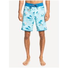 Бордшорты Quiksilver, размер 38, синий, голубой