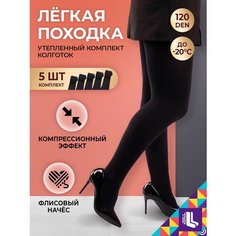 Колготки Мой Мир, 100 den, 5 шт., размер one size, черный
