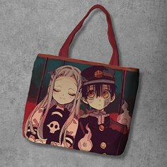 Сумка шоппер Anime Dakimakura, фактура рельефная, мультиколор