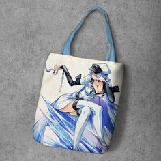 Сумка шоппер Anime Dakimakura, фактура рельефная, мультиколор