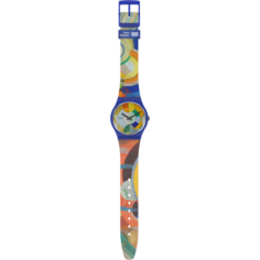 Наручные часы swatch, синий