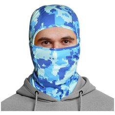 Балаклава Shamoon, голубой, белый