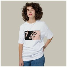 Футболка размер L, белый